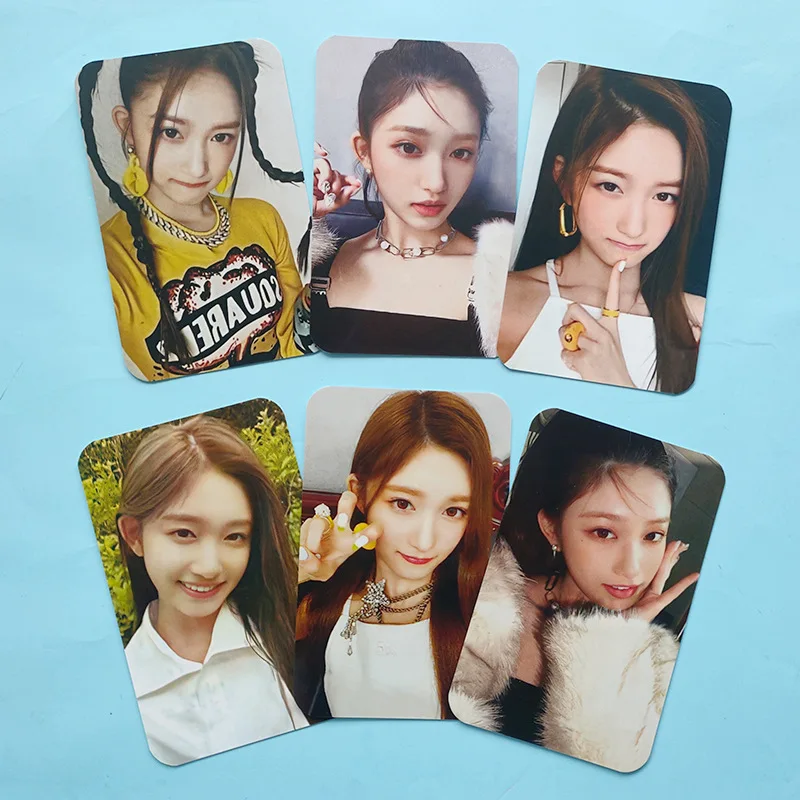 

6Pcs/Set Kpop IVE Photo Cards New Album AFTER LIKE Album Photocard Self Made Collection Cards LOMO Card for Fans Gifts Set