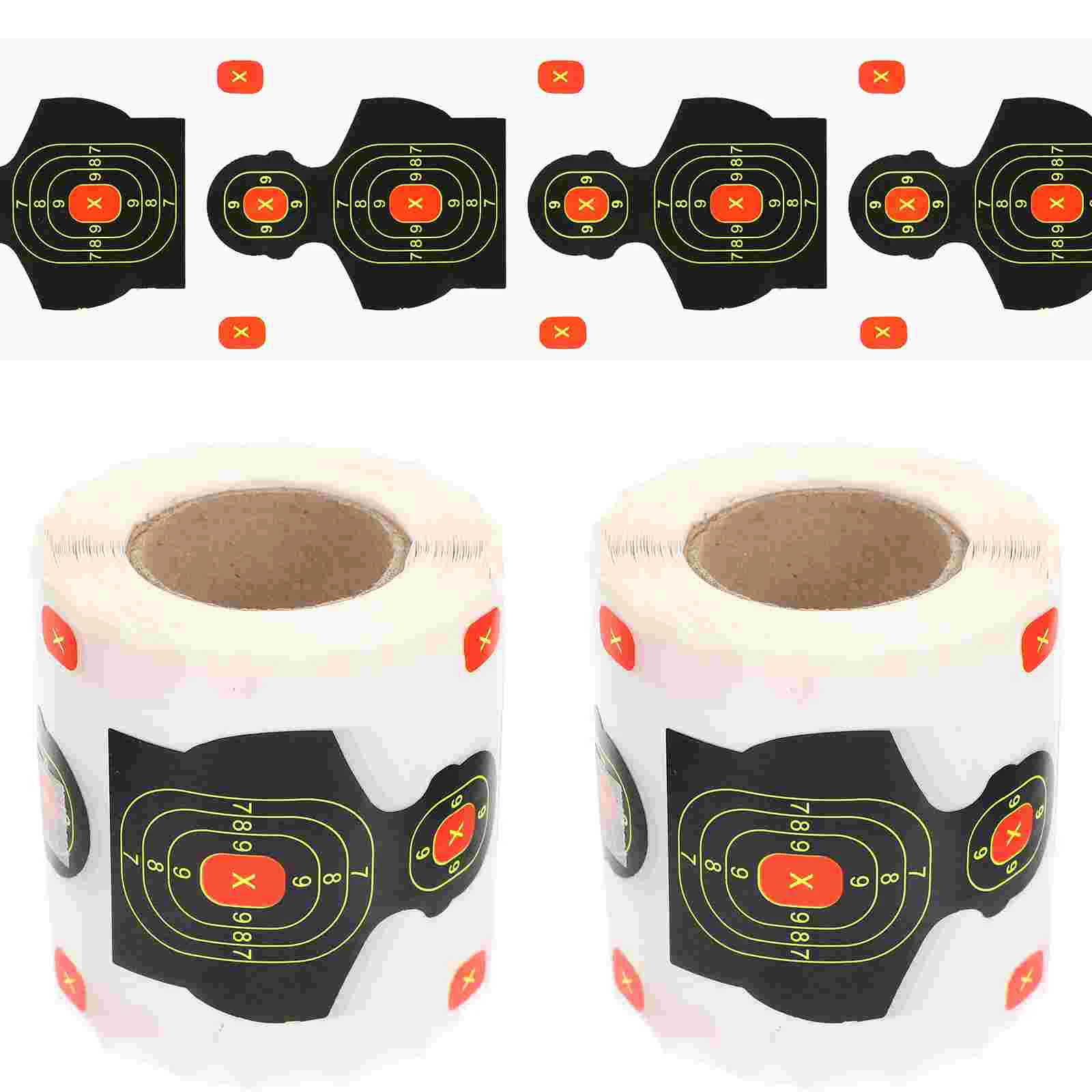 

200 Pcs Shooting Paper Spots Portable Labels Impresora De Sticker Round Pasters Game Practical Fluorescent Creative