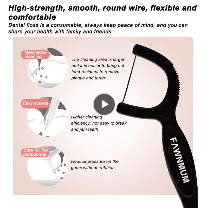 

/box Dentals Flosser Picks Teeth Stick Tooth Clean Oral Cleaning Care Disposable Floss Thread Toothpicks Oral Hygiene Care