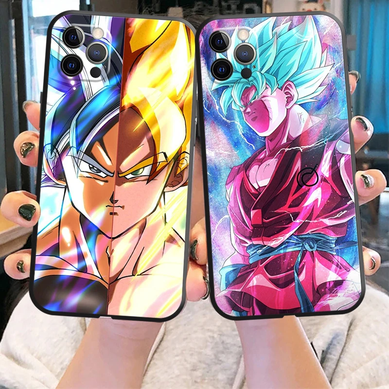 

Japan Anime Dragon Ball Phone Cases For iPhone 11 Pro 12 Mini 13 Pro Max SE 2020 X XR XS MAX 8 7 6 6S Plus Silicon Black Cover