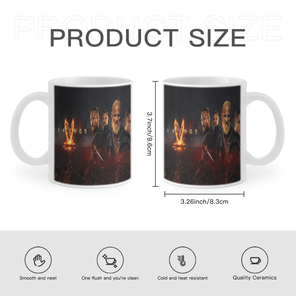 Керамическая кружка Vikings 11 унций