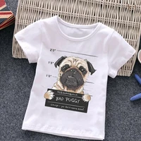 cartoon dog funny design childrens printed t shirts boysgirls cute tops tees kids fashion animal casual clothes drop ship