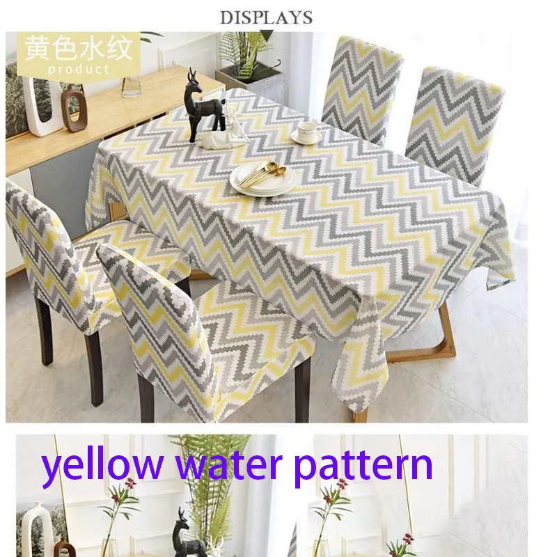 

Nordic Style Colorful Dots Tablecloth Dinner Table Cloth Washable Waterproof Rectangular Table Cover for Kitchen Mantel Mesa
