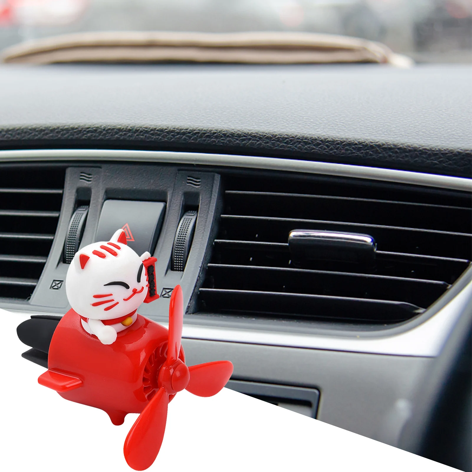

Car Air Freshener Aromatherapy Pilot Rotating Propeller Car Perfume Air Outlet Fragrance Flavor Bear Pilot Exotic Accessories