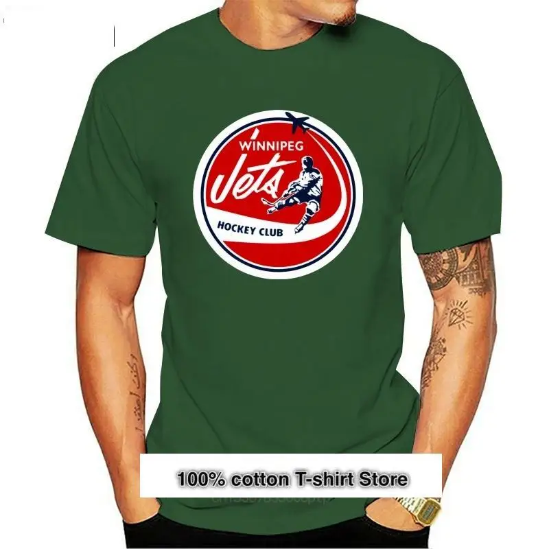 

Camiseta con estampado Digital de Jets, Wha, Hockey, Retro, Logo de Jersey, Throwback, Winnipeg, Manitoba, 1970 ';S