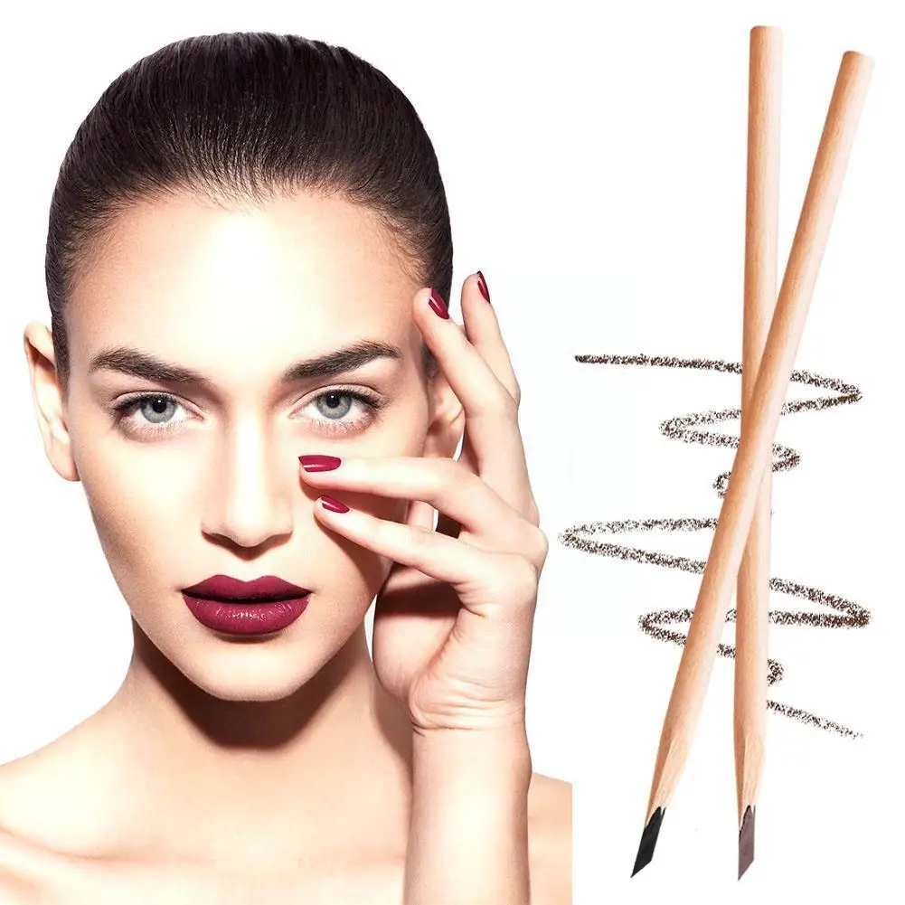 

1pc Square Core Eyebrow Pencil For Beginners Eyebrow Shape Eyebrow Pencil Enhancers Cosmetics Make-up For Women B3H3