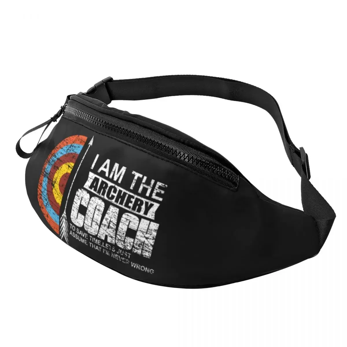 

Archery Loving Fanny Bag Customized Archer Crossbody Waist Pack Women Men Running Phone Money Pouch