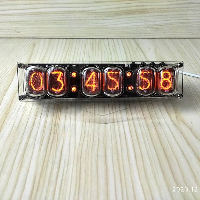 6-битные часы со светящейся трубкой IN-12 IN12 nixie