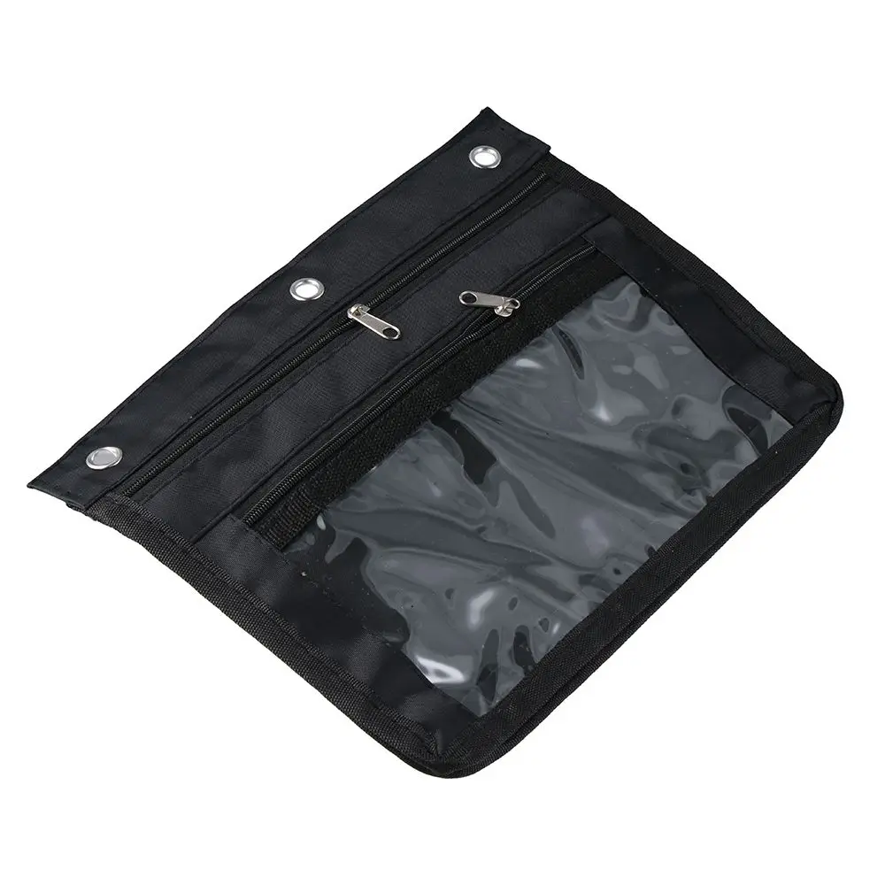 

Expandable With Zipper For Office Pencil Pouch 3 Ring Binder Home