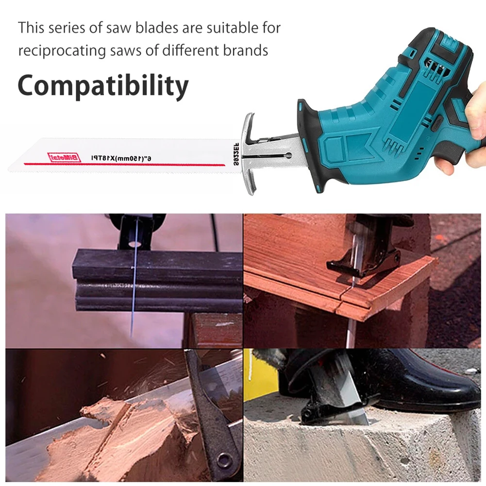 

Reciprocating Saw Blade Reliable S922E150mm Wood Flexible For Wood Cutting HCS Metal Accessories Blade Fittings