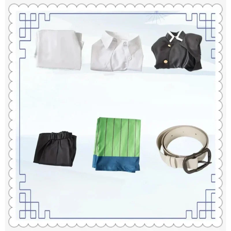 Аниме Kanroji Mitsuri Косплей Костюм Kimetsu No Yaiba Kostuum Kimono Uniform Pruik Хэллоуин Sleding