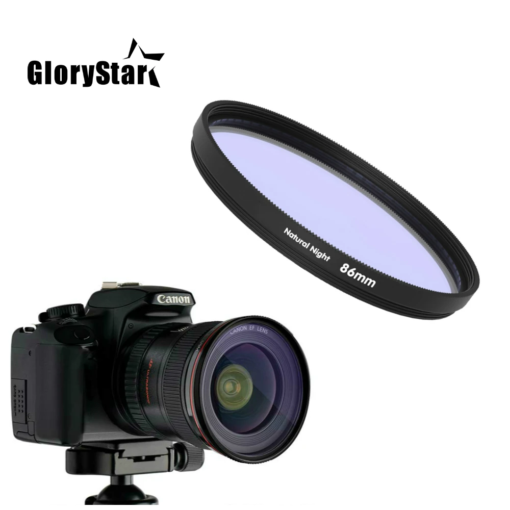 

Natural Night Filter 46 49 52 58 62 67 72 77 82 86mm Clear-Night Nano Coated Optical Glass Pollution Reduction for NightSky Star