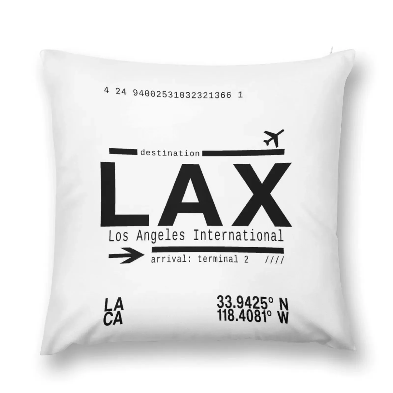 LAX Los Angeles International Airport Подушки Рождественские декоративные подушки Чехлы