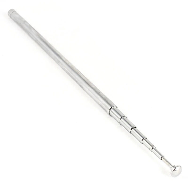 

20X Silver Tone FM Radio TV 7 Sections Telescoping Antenna Aerial 38 Inch 97Cm
