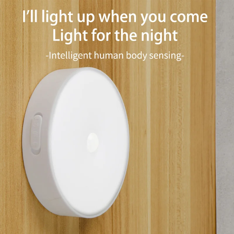 

Led Intelligent Motion Sensor Cabinet Light Night Lights Wireless Magnetic Usb Charging Wardrobe Cabinet Hallway Porch Lamps