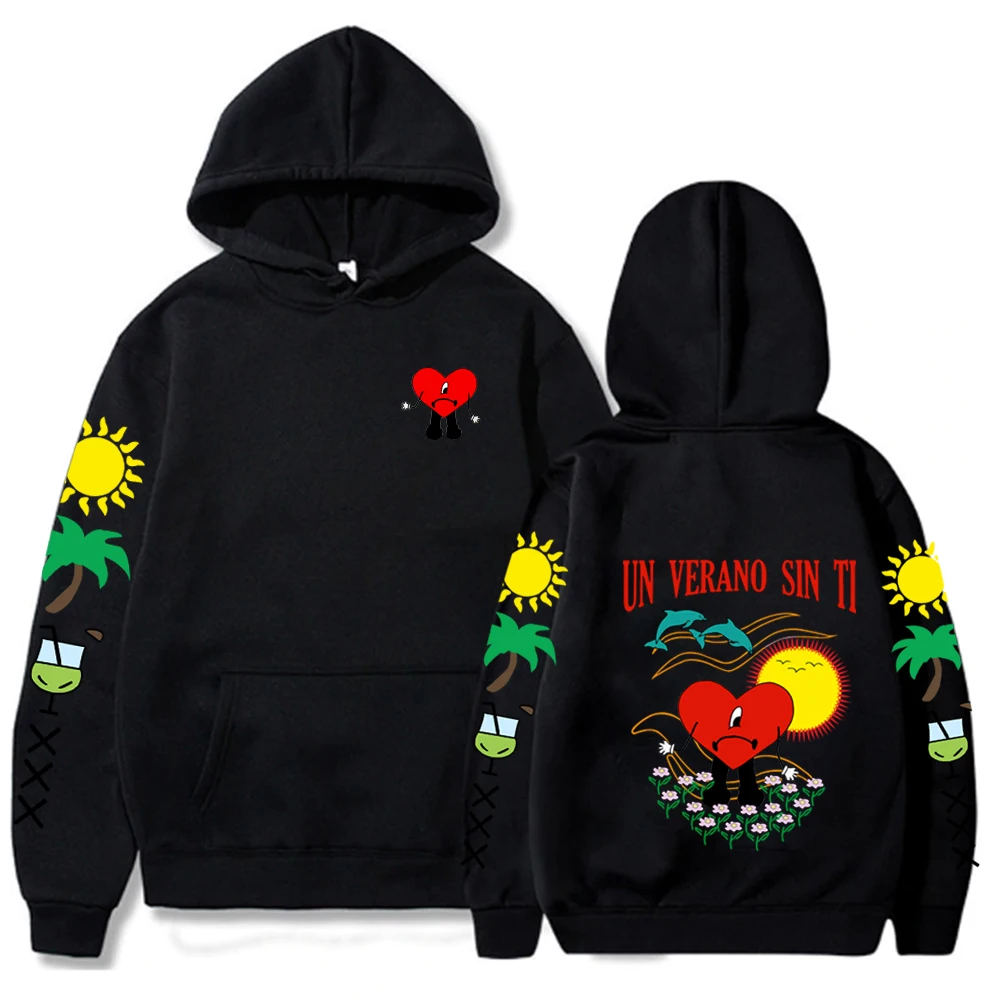 

2022 Un Verano Sin Ti Music Album Hoody Singer Bad Bunny Hoodies Harajuku Hip Hop Streetwear Men's Hoodie Sweatshirt