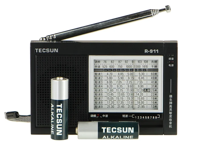 Радиоприемник Tecsun R-911FM/SW/MW Высокочувствительный 11 диапазонов |