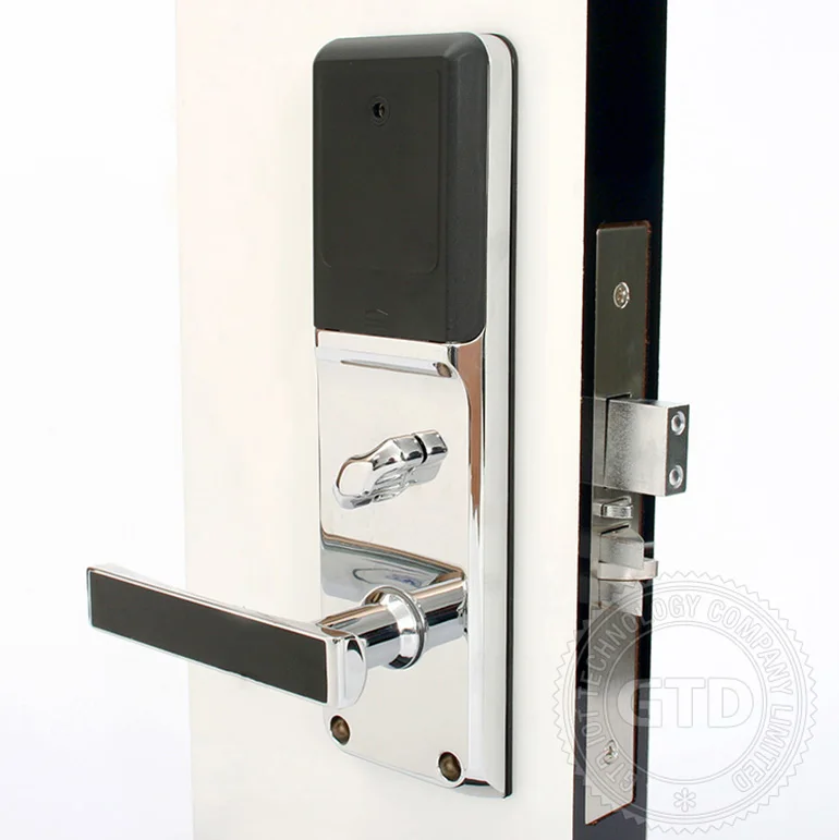 High quality metal hotel electrical key card door lock enlarge