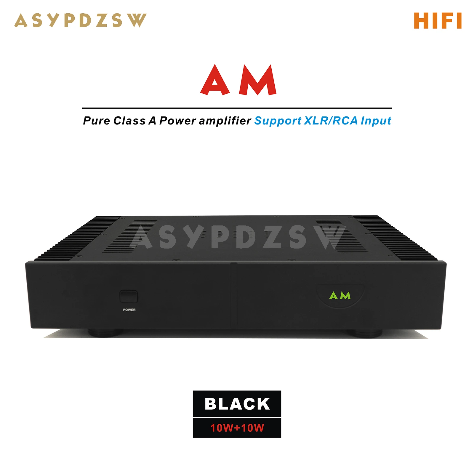 Фото Усилитель мощности HIFI AM Pure Class A 10Вт+10Вт 8 Ом с поддержкой входов XLR/RCA на базе PASS AM