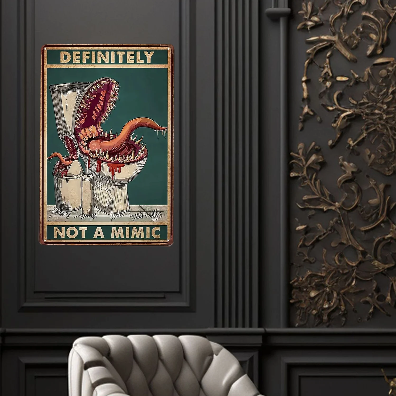 Металлические жестяные таблички ретро-плакат игра в кости Хэллоуин гостиная