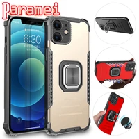 shockproof phone case for iphone 6 6s 7 8 plus x xs xr xs max magnetic ring holder cover for iphone 11 pro 12 mini 13 pro max
