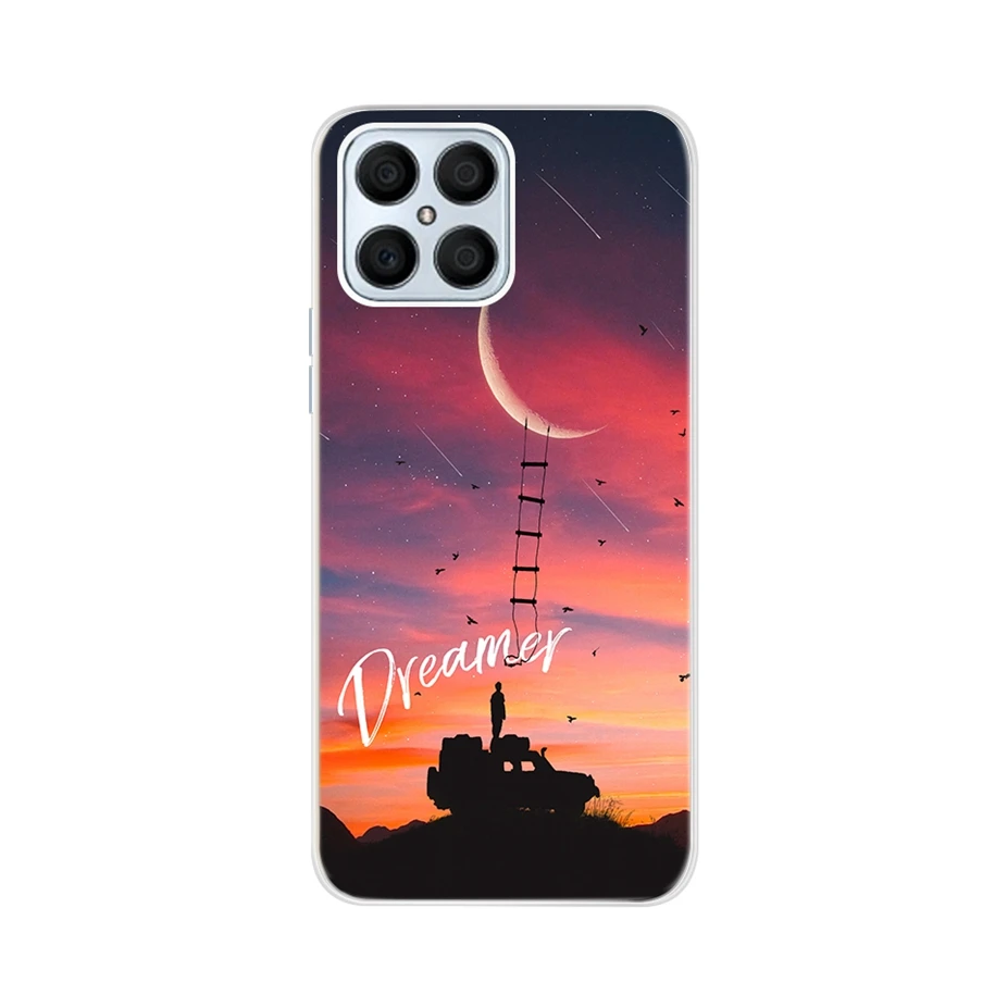 Фото Чехол для Honor 8X X8 Max, Модный чехол на заднюю панель телефона с рисунком для Honor 8X Max, тонкий бампер №3
