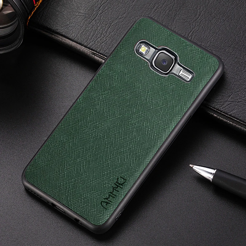 Чехол из искусственной кожи с перекрестным узором для Samsung Galaxy J2 J3 J5 J7 2016 мягкий