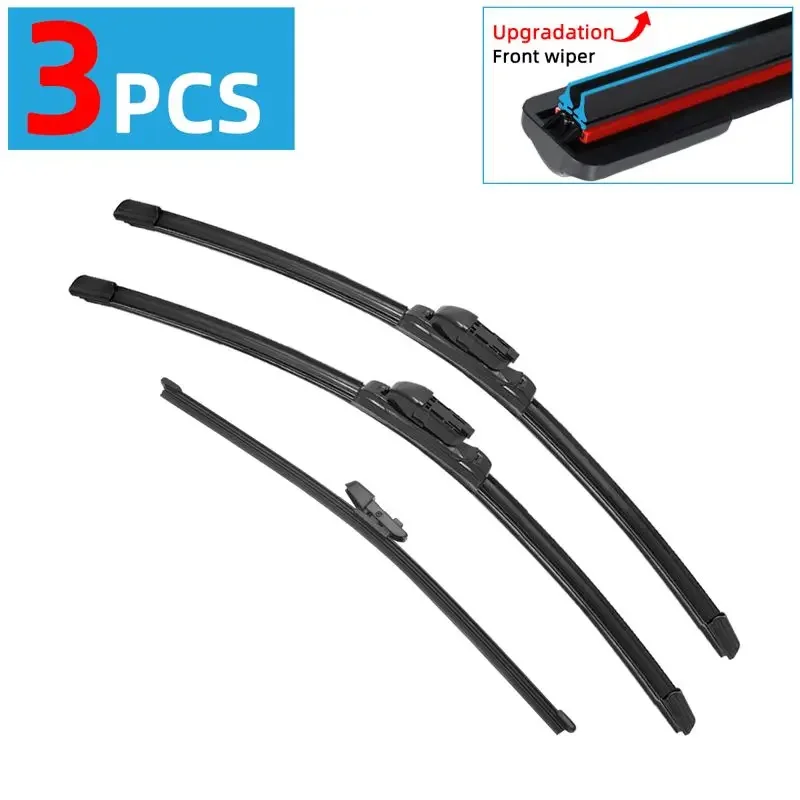 

3 шт. щетки стеклоочистителя автомобиля для 2010-2015 VW Touran 1T3 дворники заднего стекла двойные резиновые автомобильные аксессуары 2011 2012 2013 2014 2015