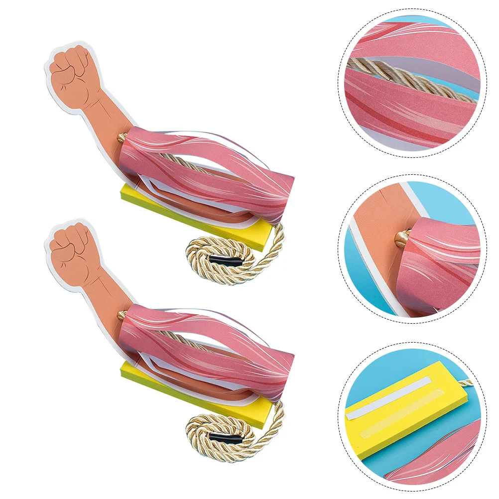 

2Sets Children Assemble Muscle DIY Muscle Material Paper Craft Model