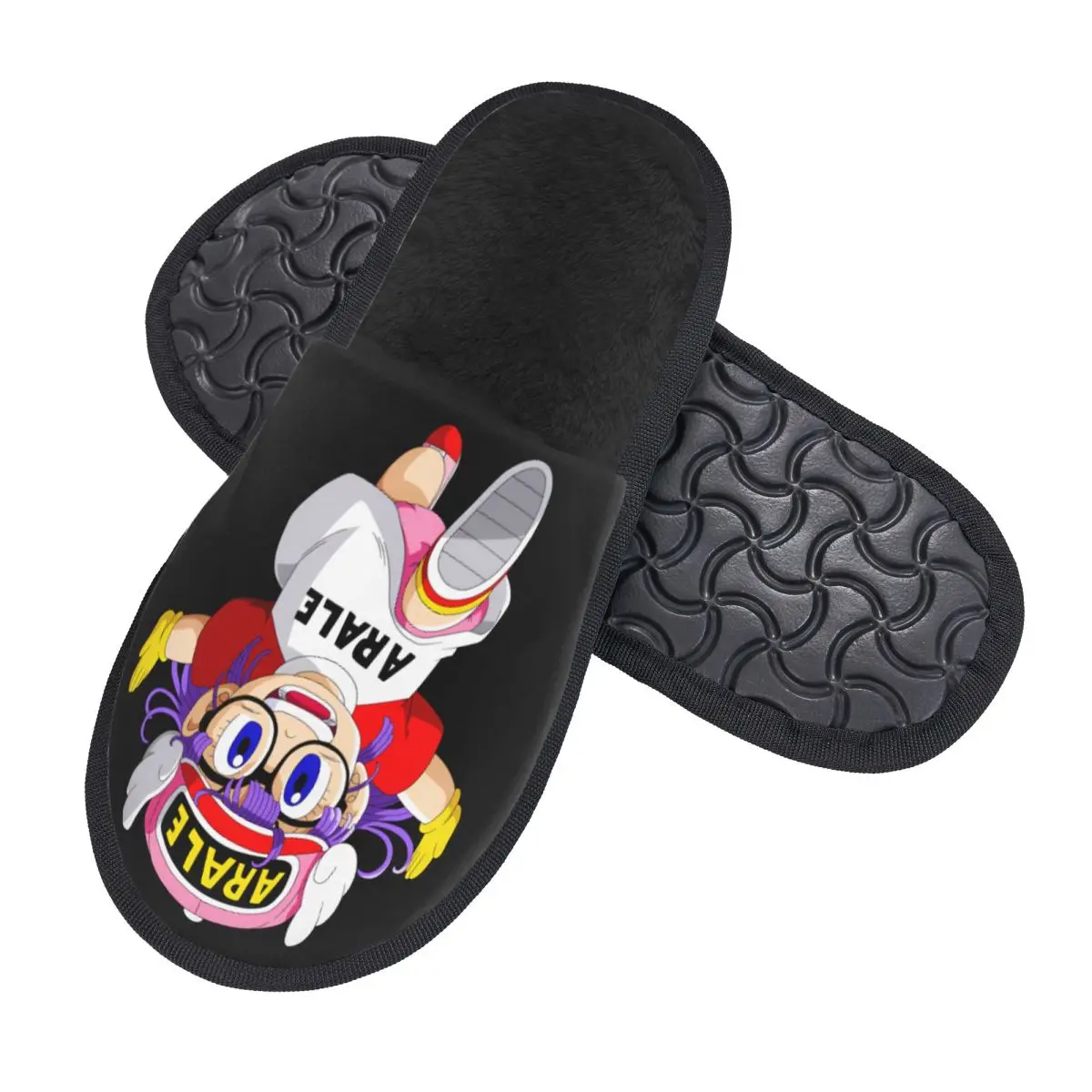 Фото Тапочки женские Dr. S-Slump Arale Norimaki из мягкой пены с эффектом памяти, уютные, теплые, нескользящие, в стиле манга №2