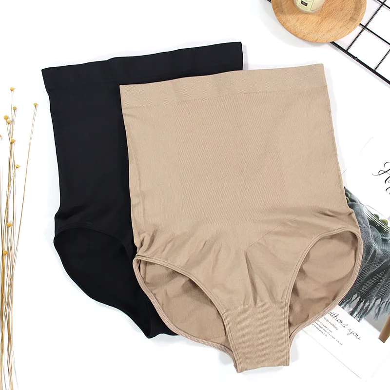 

Postpartum Women Panties Sexy Ladies Tummy Tucks Control Hip Lift Briefs High-waisted Seamless Rubber Non-slip Design Shaper
