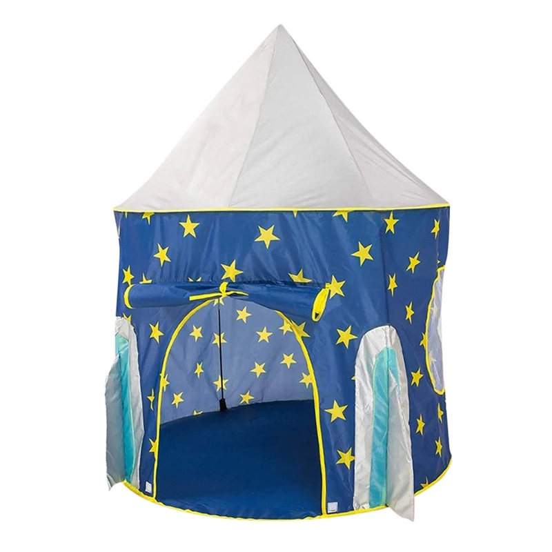 

Kids Play Tent for Children Toys Space Rocket Tent Rocket Ship Play Tent Foldable Tent Best Gifts for Boys Girls Baby