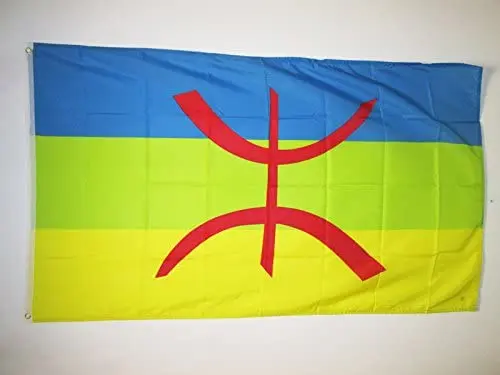 

60X90 90X150cm Berber Flag World Nationalities Kabylia Flag For Decoration