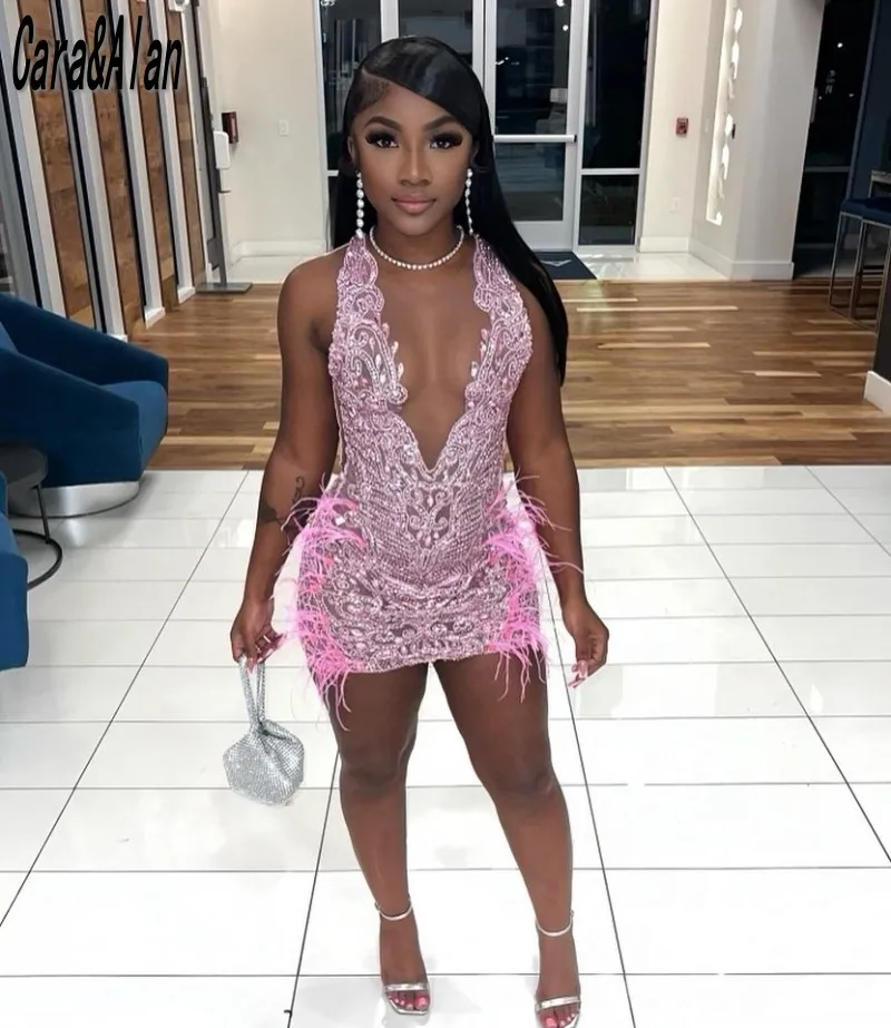 

Женское вечернее платье с юбкой-годе, с перьями