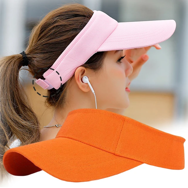 Summer Sun Hats Breathable Women Adjustable UV Protection Cap