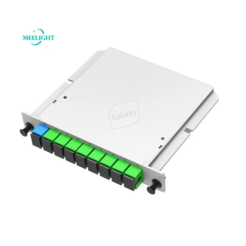 

10 шт. ftth1x8 сплиттер sc-apc интерфейс 1:8 PLC оптический Волоконно-оптический сплиттер 1260-1650nm