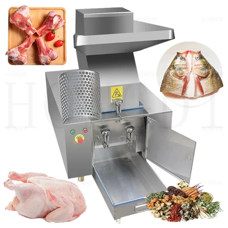 Дробилка для костей и свиных мощная дробилка целой рыбы замороженного мяса