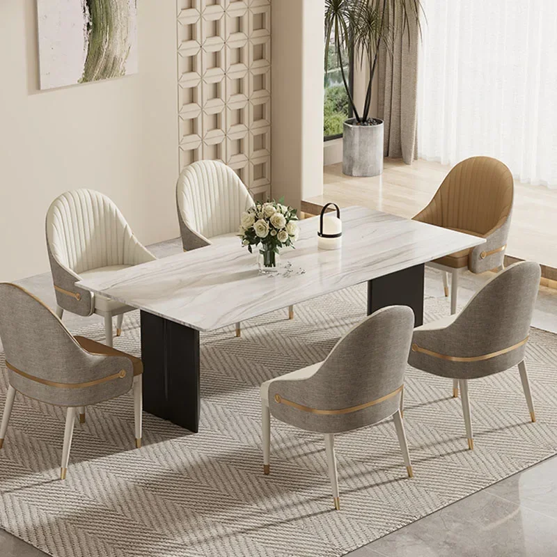 Элегантный дизайнерский обеденный стул современный простой роскошный