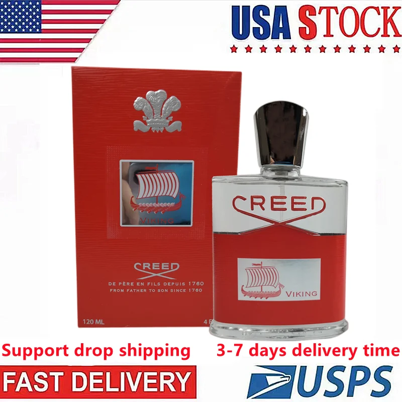 

Red Creed Creed Viking Men's Parfumes Eau De Parfum Body Spray Original Scent Fragrance Cologne for Men