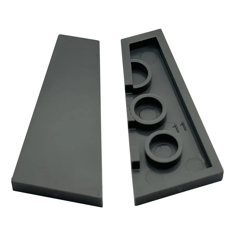 20 шт. строительные блоки Technicalalal 90029 (правый) 2x4 клиновая пластина MOC creatività giocattolo