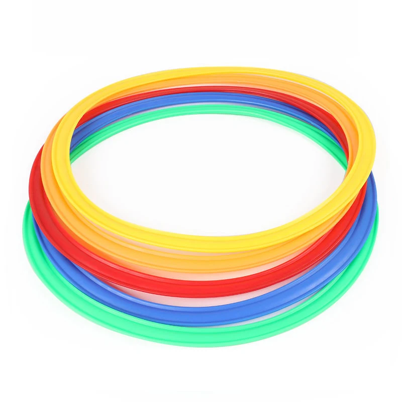 10 Pcs Hopscotch Ring Game Toys for Kids PE Teaching Aid Sport Toy Sensory Integration Training Play Set Preschool Children