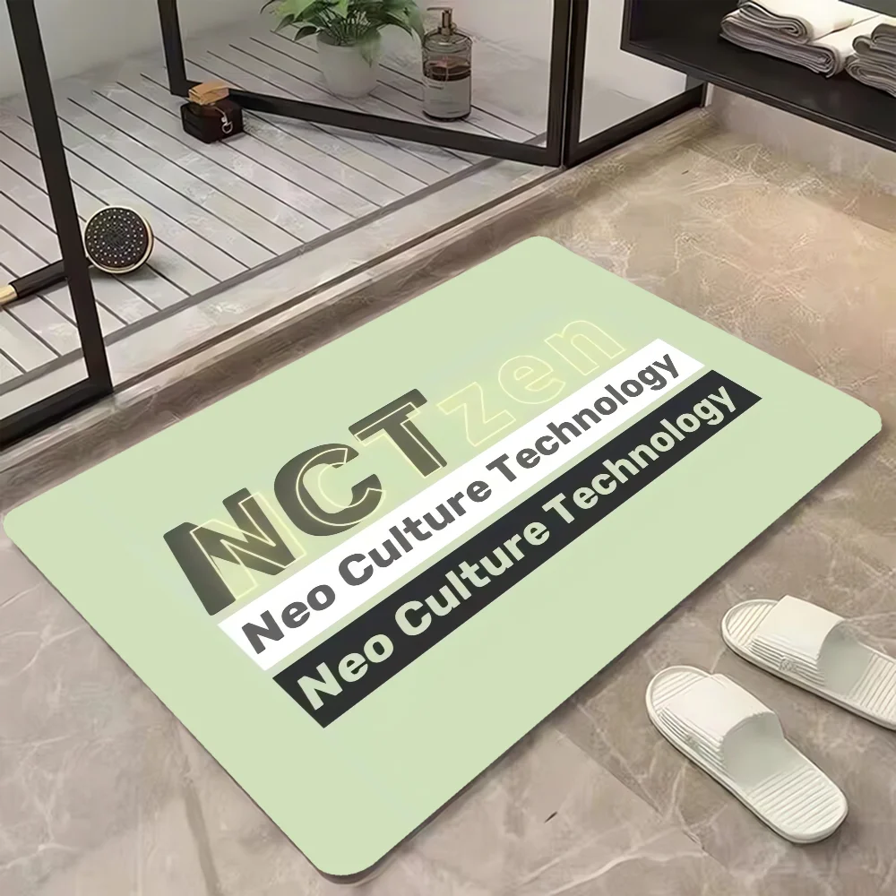 NCT127 Коврик Для Двери Уличный Домашний Входной Противоскользящий Замшевый