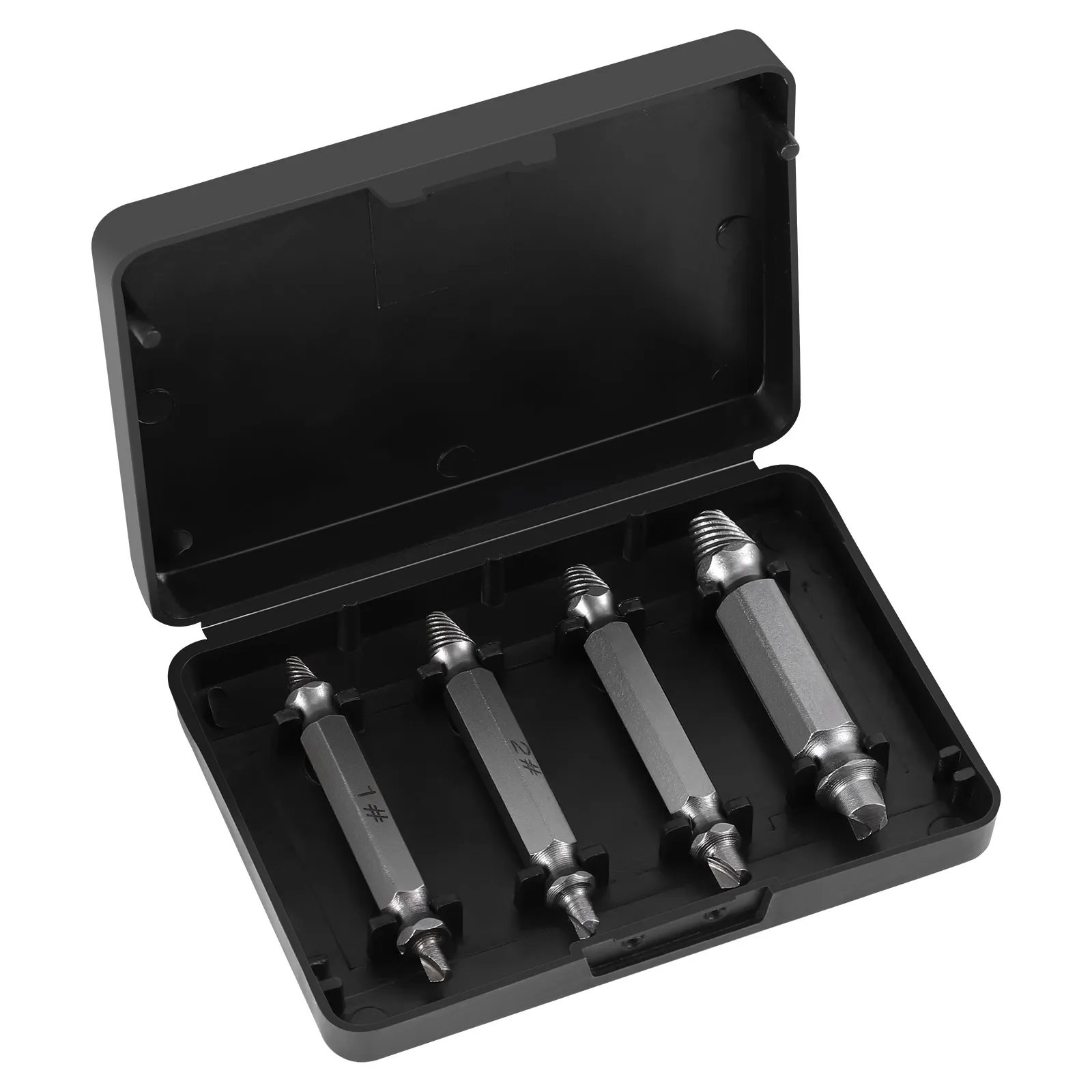 

4Pcs Damaged Screw Remover Set Extractor Set Stripped Bolt Extractor
