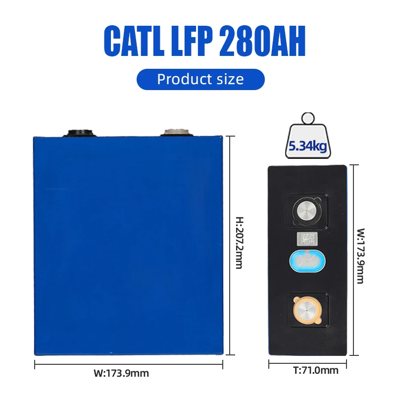 Новый аккумулятор CATL 280AH LiFePO4 12 в 24 48 В Аккумуляторный блок питания с басами