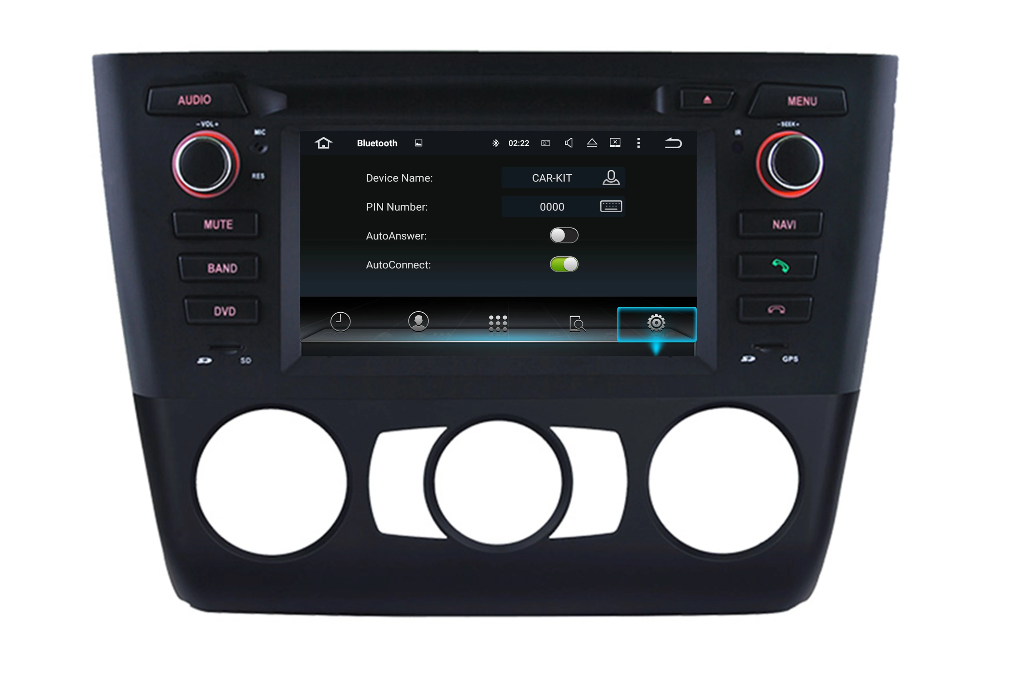 głosem z systemem Android ODTOPCAR do BMW serii 1 E81 E82 E87 E88 Bluetooth Radio 6 2-calowy ekran dotykowy 2 Din Stereo Akcesoria samochodowe