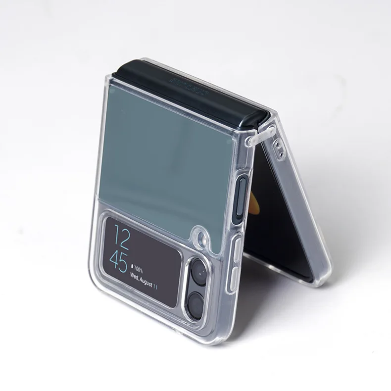 

For Galaxy Z Flip 4 5G Clear Case Ultra Thin Protective Cover Hard PC Bumper Transparent Case For Samsung Galaxy Z Flip4 ZFlip4