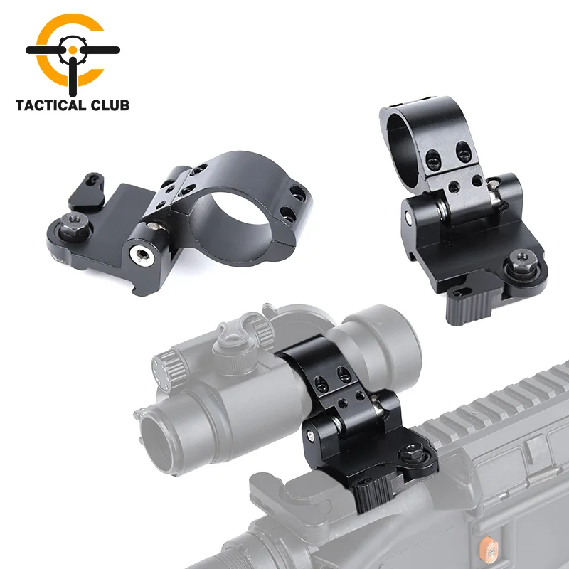 

Airsoft Tactical Metal Magnifier Scope Aimpoint Rail Mount 30mm Flip to Side QD Mount Hunting 20mm Picatinny Weapon Accessroies
