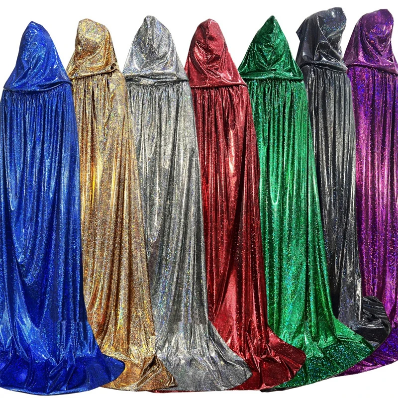 

Adult Gothic Beauties Hooded Cloak Cape Costume Cosplay Wicca Robe Witch Cape Halloween Costumes Vampires Stage Fancy Party