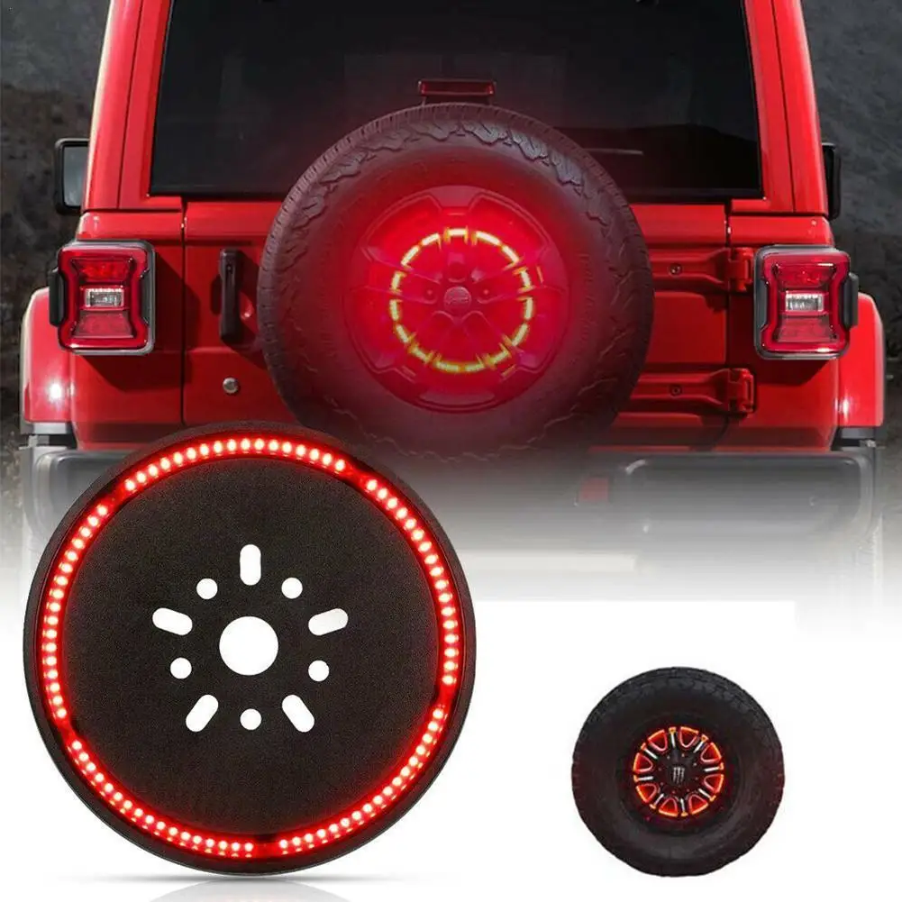 

Spare Tire LED Third Brake Light For Jeep Wrangler Spare Tire Brake Light LED Wheel Tail Rear Light