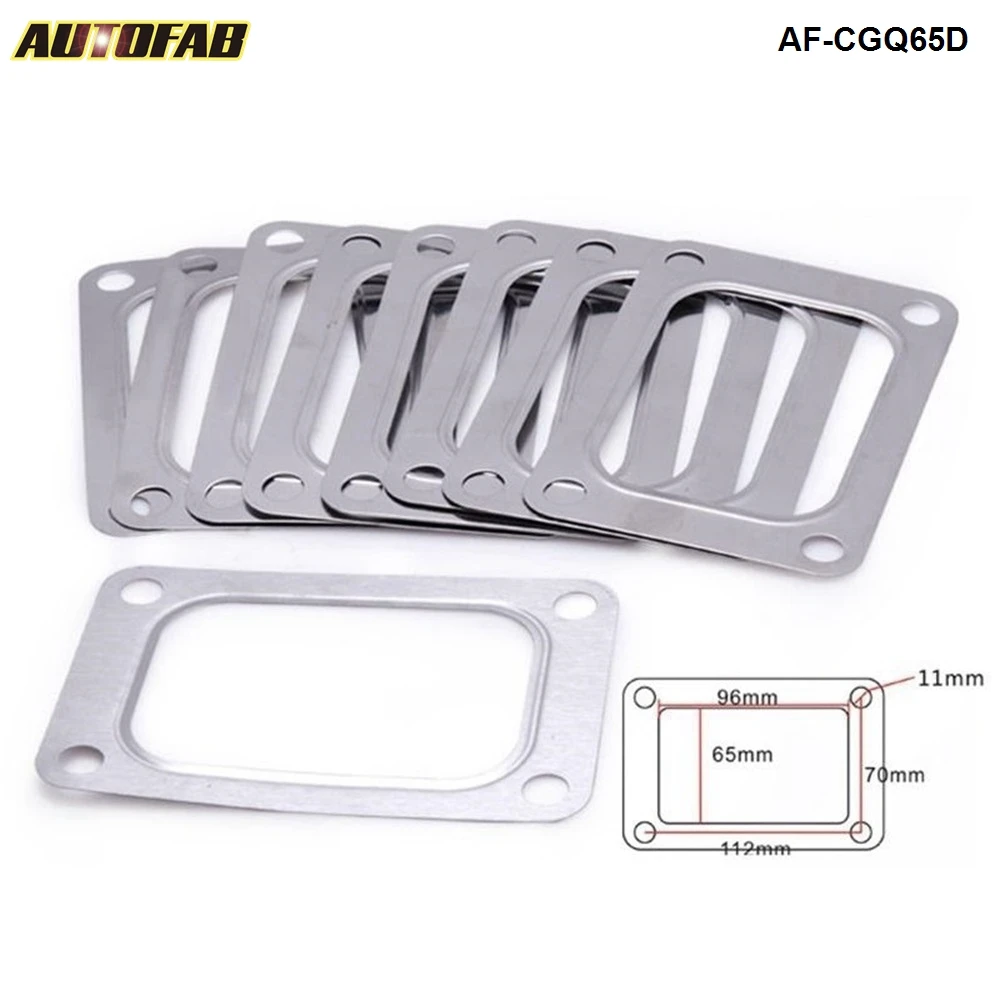 

10PCS/LOT Hi quality Turbo T6 4 Bolt Gaskets Turbocharger Inlet Gasket AF-CGQ65D
